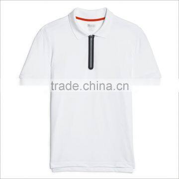 Latest Design Sport Polo Shirt Customized Zipper Mens Polo T Shirt photo-2