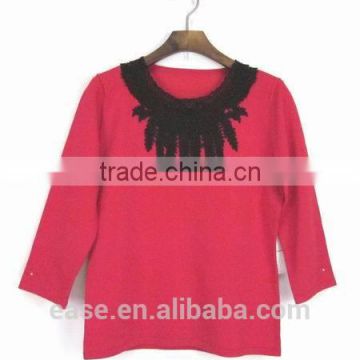 hotsale U.K. market china viscose lady sweater