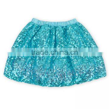 2016 Sequin Pom Pom Shinny Skirt For Teen Child Worldwide Export Kids Clothing photo-2