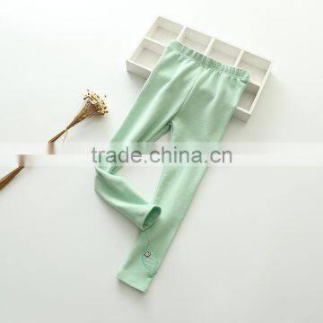 S15925A Kids Girls Spring Baby Elastic Waist Leggings photo-3