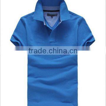 High Quality Cotton Men Polo Shirt 2015 Branded T-shirt Design Custom OEM/ODM China Factory photo-3