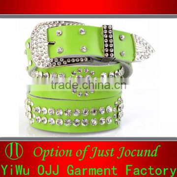 Ladies Western Rhinestone Belts Wholesale Genuine Leather Belt Fashion Genuine Leather Belts