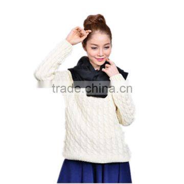 New Design High Quality 20color Choice New Solid Acrylic Material Scarf Women photo-2