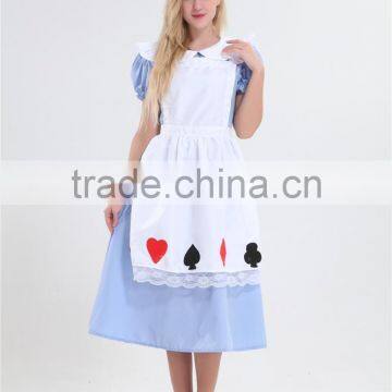 walson clothes apparel Aapparel factory High Quality Costume alice in wonderland costume