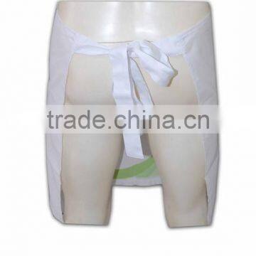 2015 Design Wholesale Promotional Solid Color Disposable White Apron photo-4