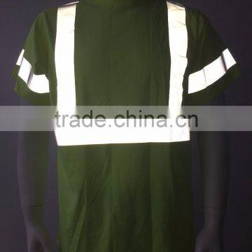High Visibility Lime Short Sleeve CSA Z96 Reflective T-shirt photo-3