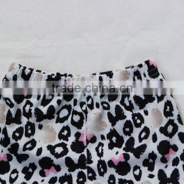 Hot Sale Baby Leopard Grain Shorts Girls Ruffle Icing Shorts 2017 Summer Boutique photo-2