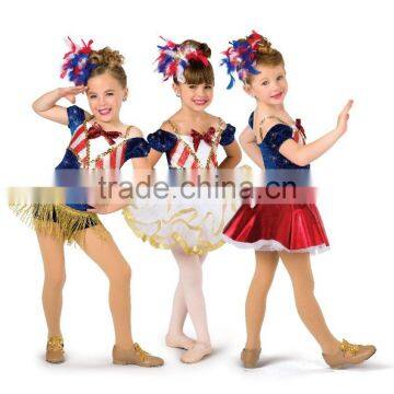 2016 new style -all in one kids team ballet tutu -jazz latin glitter velvet dance dresses