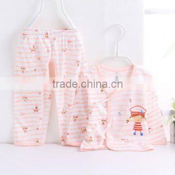 2017 Newest Style Baby Bamboo Clothing Set Infant Organic Cotton Clothes photo-2