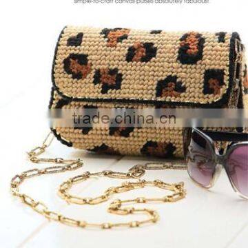 Plastic Canvas Clutchbag Sheets/Shapes ,Cross Stitch Purse/Bag 14X13inch photo-3