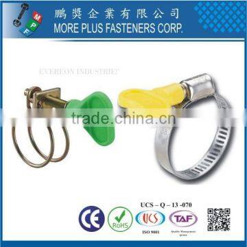 Made in Taiwan Strong Stainless Steel Schlauchklemmen Flexible Butterfly Handle Type Hose Clamp photo-5