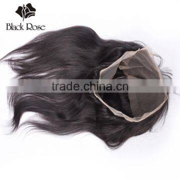 Black Rose Ear to Ear 360 Lace Frontal With 360 Elastic Band, Wholesale Human Hair 360 Lace Frontal Closure photo-6