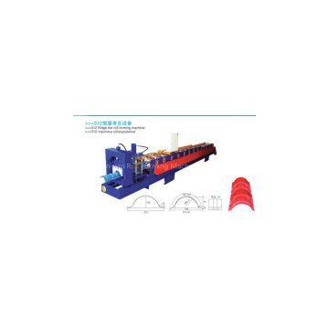 steel tile ridge cap roll forming machine