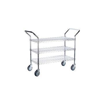 Selling 3 tier industrial wire cart high quality factory in China