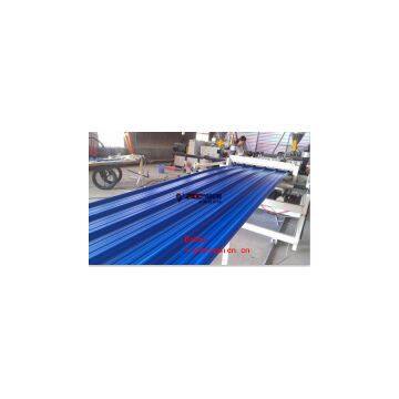 Three layer PVC Corrugated tile making machine for roofing