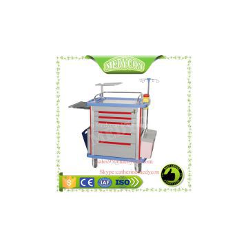 BDT212  CE ISO luxurious movable hospital ABS emergency trolley