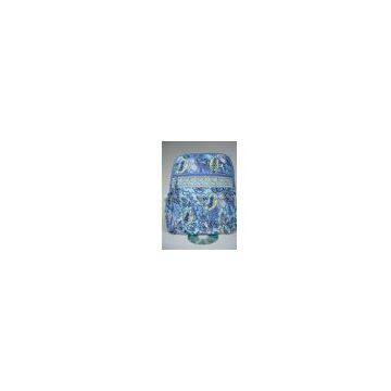 D&V BRAND 100% cotton quilted---Backpack