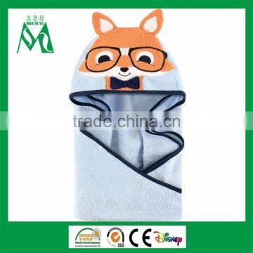 Baby hooded towel animal head blanket