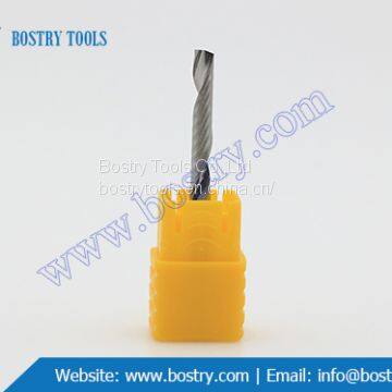 Solid Carbide Single Flute Spiral End Mill Milling Cutter Wood Plastic Cnc Router Bits Cnc Tool Bits photo-5