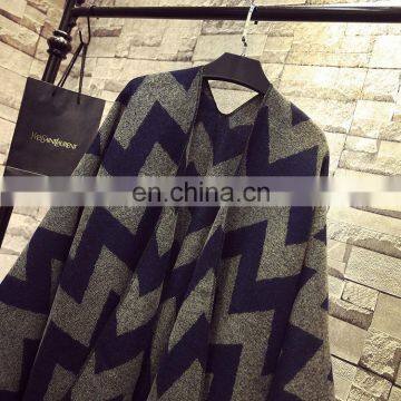 New Tassel Chevron Pashmina Poncho Wholesale photo-3