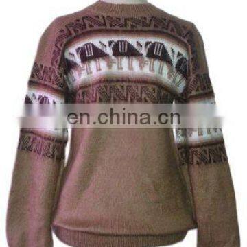 fashional pretty elegant popular super soft cozy jacquard knit sweater