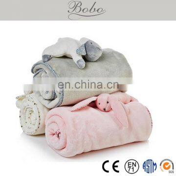 Hot Sale Flannel Baby Blanket With Lovely Animal Image photo-5