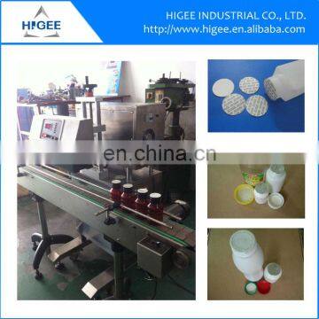 alluminium foil capping and sealing machine