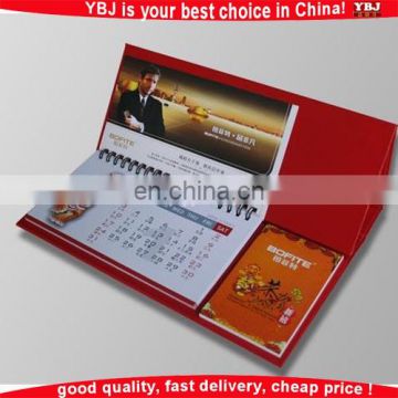 top class quality 2016 table calendar/wholesale desk calendar printing