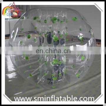 Promotion inflatable bumper ball, adult human soccer bubble belly buddy balloon for footabll event