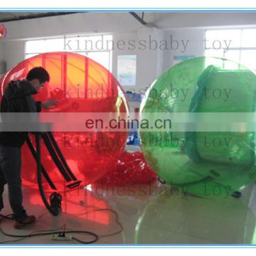 Wholesale inflatable water jumbo rolling, floating water human hamster walking ball for kids/adult