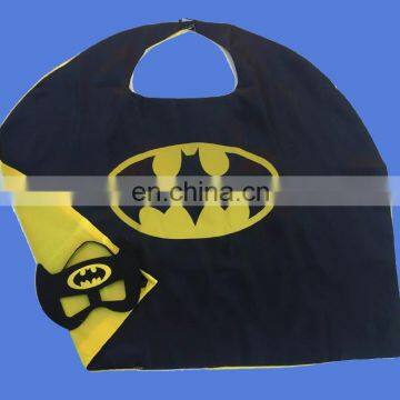 China factory derictly kids batman Cape and mask for boy Girl Costume