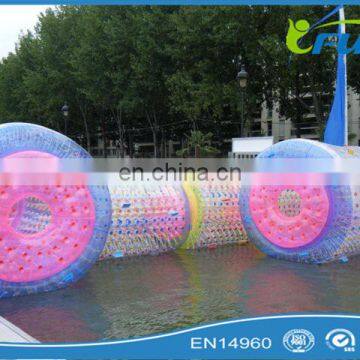 Lowest price 0.8mm TPU inflatable water bubble roller for adults /Giant water rollering ball from china