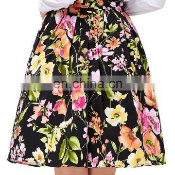 19 Colors ! Grace Karin Cheap Occident Short Retro Vintage 50s Floral Print Cotton Skirt CL6294-11# photo-4