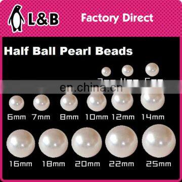 jewelry accessories wholesale 2017 hole loose ABS plastic pearl beads