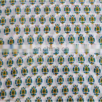 Cotton Printed Fabric By Yard Indian Sanaganeri voile Fabric from Wholesalers / Fabric / 100% Cotton Fabric