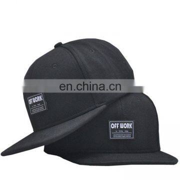 Wholesale Fashion Custom Promotion Flat Brim 2D Embroidery Baseball Cap