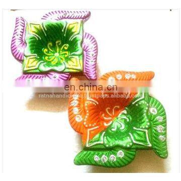 Indian Clay Lamps Decorative Diyas