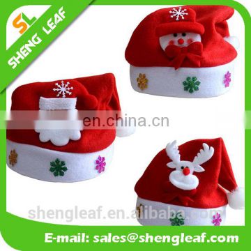 wholesale 2016 newest products christmas decoration hat santa claus hat ideas and stocking