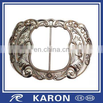 fashionable quality die casting single prong belt buckle