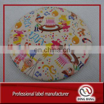 Bulk Cheap Custom High Quality Tin Plate Round Printed Advertising Pocket Tin Mirror