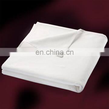 100 Cotton Plain White Hotel Flat Sheet
