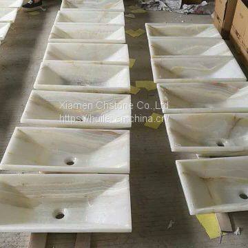 White Onyx Sinks,White Onyx Basins,Nature Stone Basins, Stone Bathroom Basins