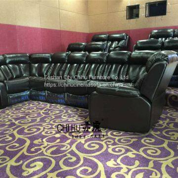 home theater sofa,genuine leather theater sofa