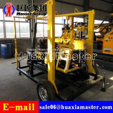 XYX-130 Portable Wheel Type Rock Core Drilling Rig Exploration Drilling Machine photo-2