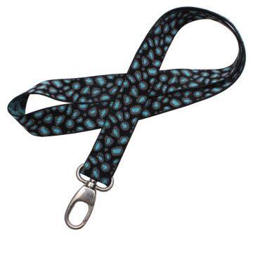 China Manufacturer Jacquard Printing Elastic Lanyard With Company Logo Design and Sample Free photo-2
