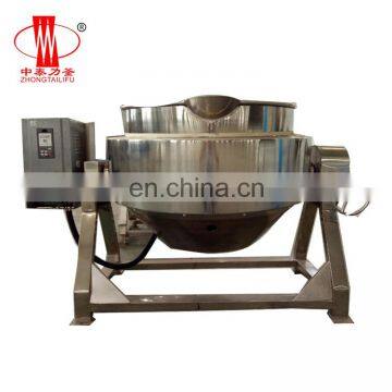 Commercial Electric Cooking Pot Cooking Kettle/industrial Steam Pressure Kettle/jacketed Cooker photo-3