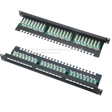 FTP 24 PORTS PATCH PANEL with LED