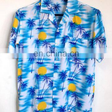 men's designed promotional hawaiian shirts