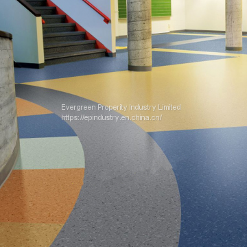 Vinyl Homogeneous Flooring Sheet From Qingdao Singreat in Chinese(Evergreen Properity ) photo-5
