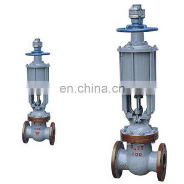 API 600 Cast Steel Pneumatic Flange Gate Valve